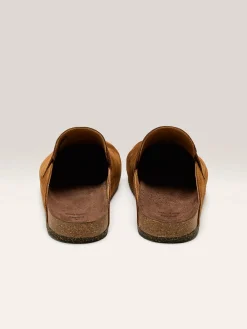 BOSABO Cognac Velours Klompen