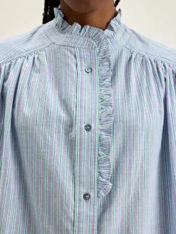 Claudia Gestreepte Blouse