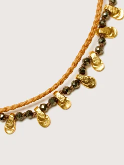 MARY GAITANI Black Pyrite Bracelet