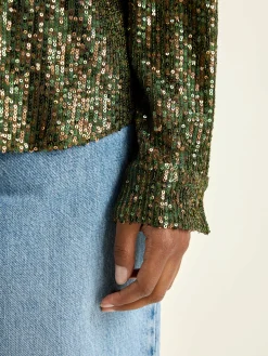 Pekin Paillettenhemd